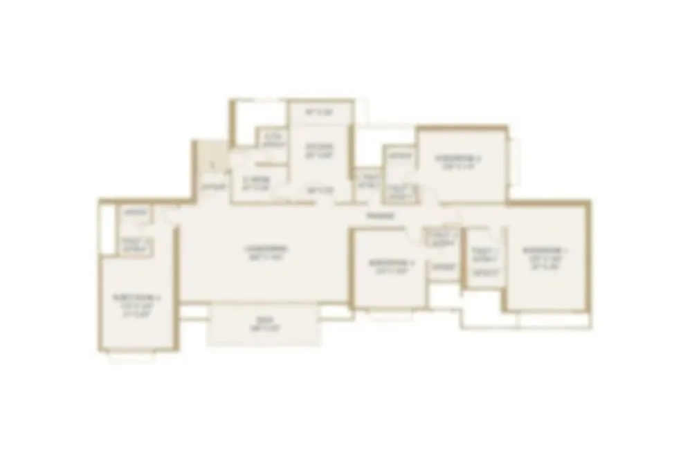 4 BHK Floor Plan